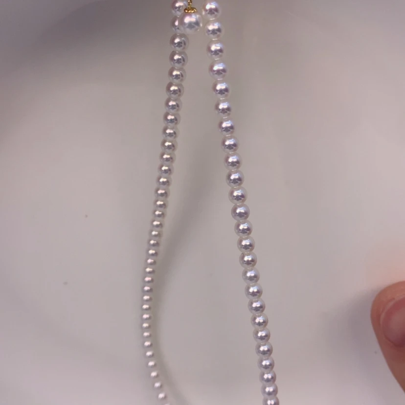 【闪购商品】淡水珍珠颈饰18K金镶嵌