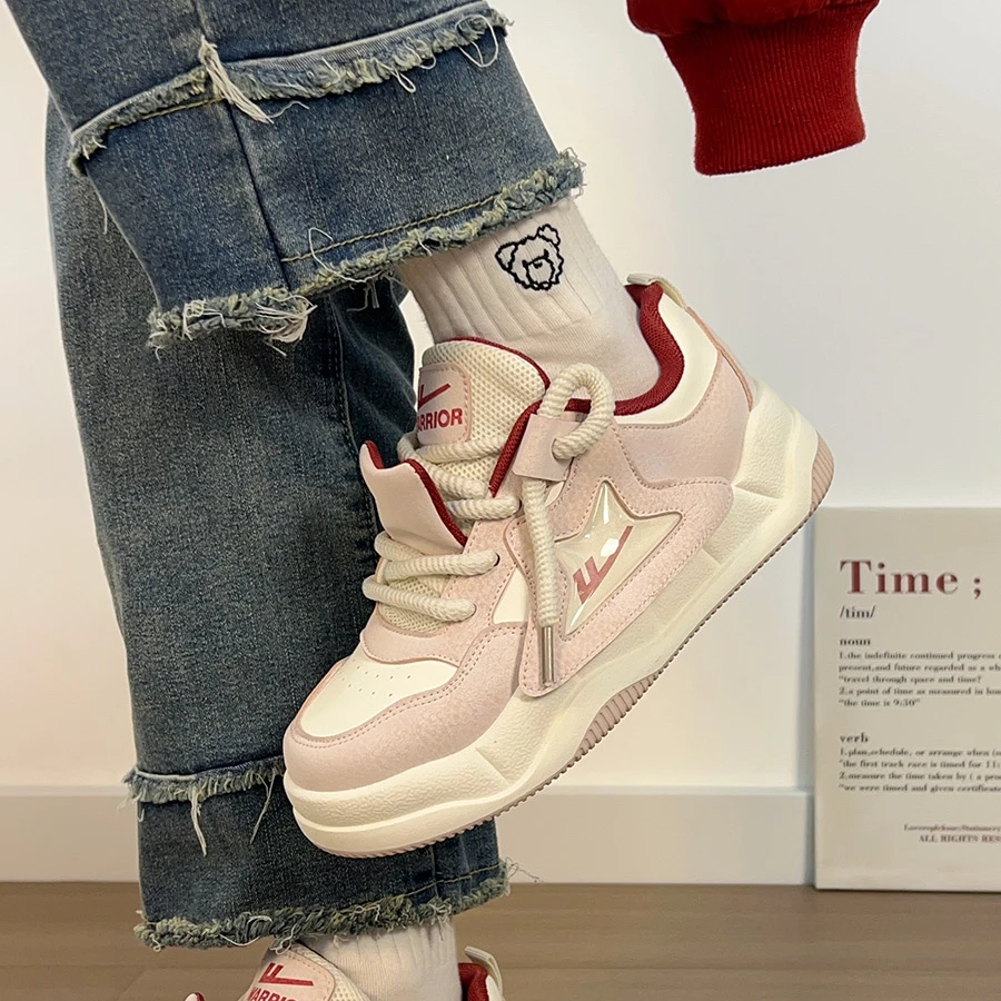 回力鞋子女鞋百搭厚底小白鞋女2024新款爆款春夏季多巴胺板鞋女款