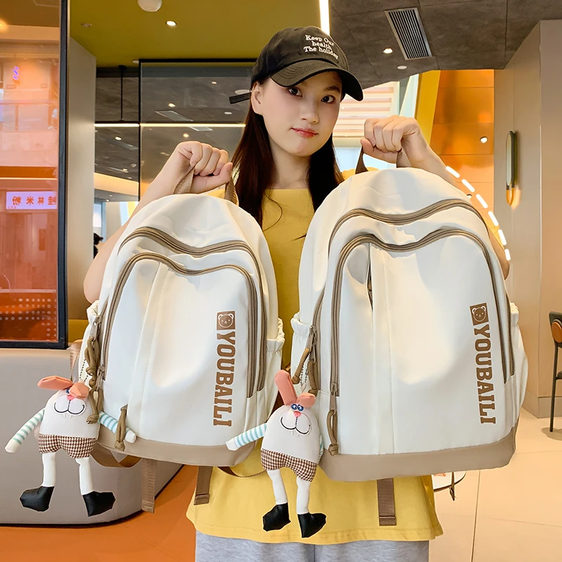 旅行小背包女大学生上课小型双肩包春夏出游韩版高颜值小学生书包