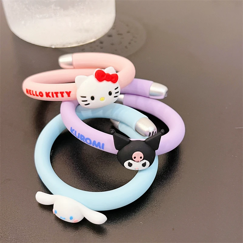 三丽鸥正版kitty猫库洛米玉桂狗驱蚊手环卡通可爱大人防蚊虫女生