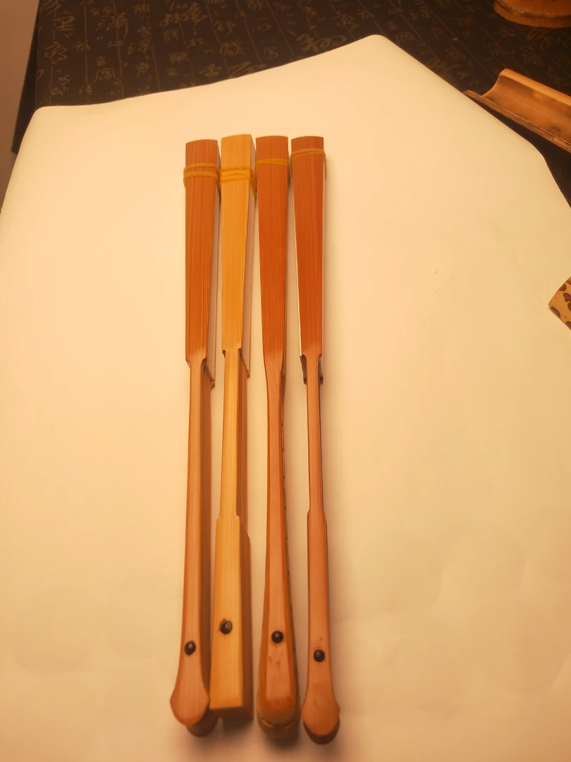 全手工各种头型玉竹折扇