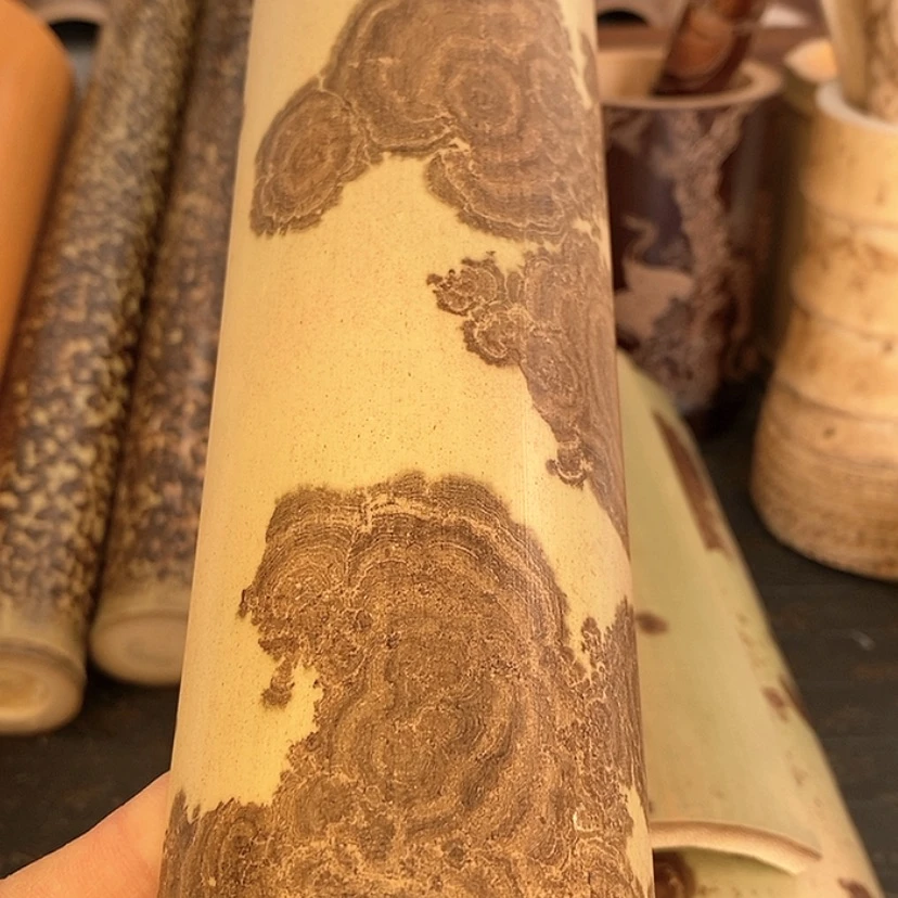 【闪购商品】竹扇子云南黑香妃竹料