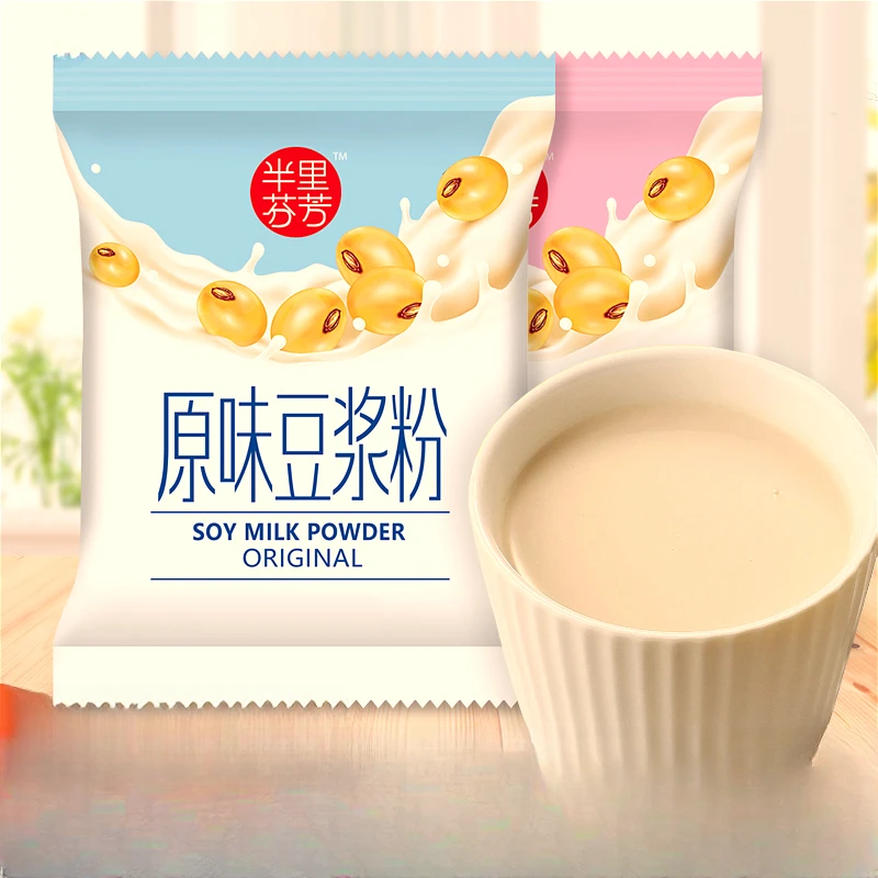 原味豆浆粉家庭装甜豆浆粉营养速溶便携小包装整箱批发原滋原味