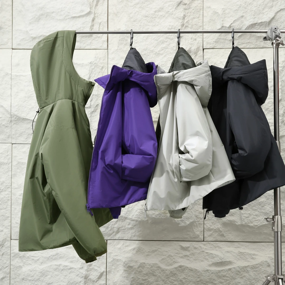 城市户外！A瞳木情侣款轻量化棉服休闲户外保暖连帽棉衣防水男女