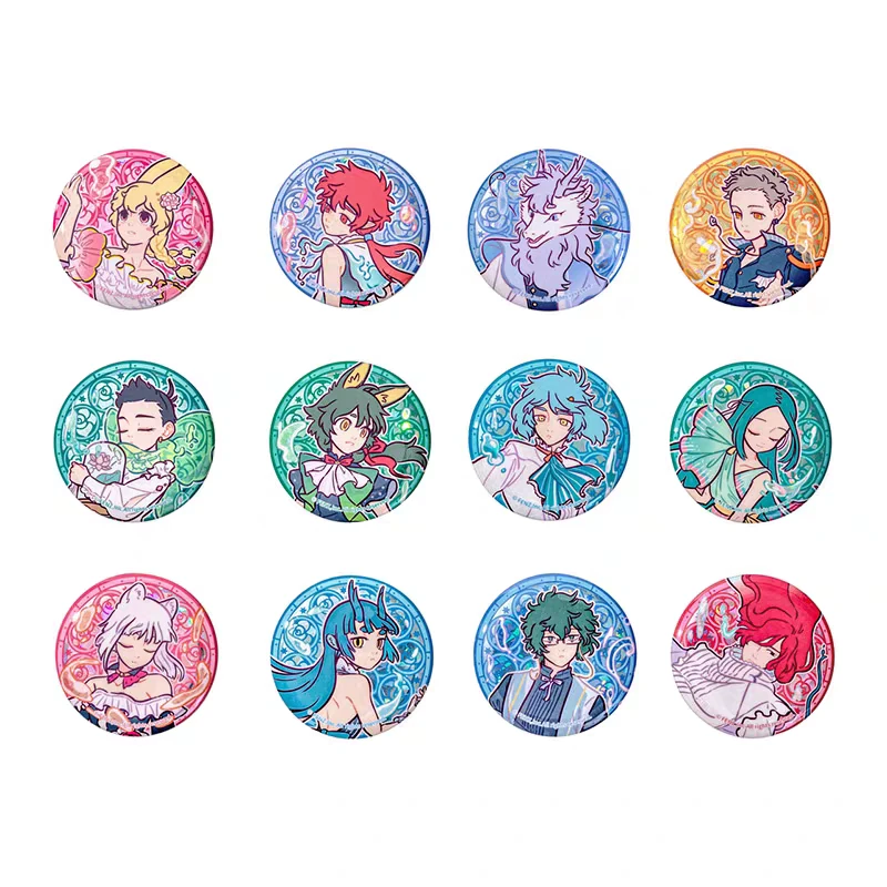 非人哉入梦寻香系列马口铁徽章动漫周边65mm吧唧盲盒摆件