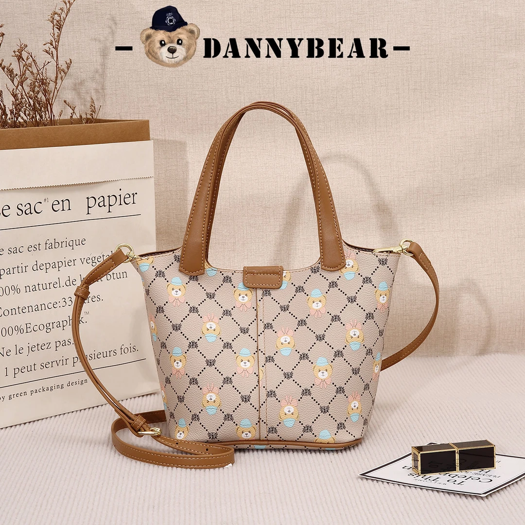 #J#DANNYBEAR新款手提斜挎包轻奢时尚百搭米色肩包DKB4826030