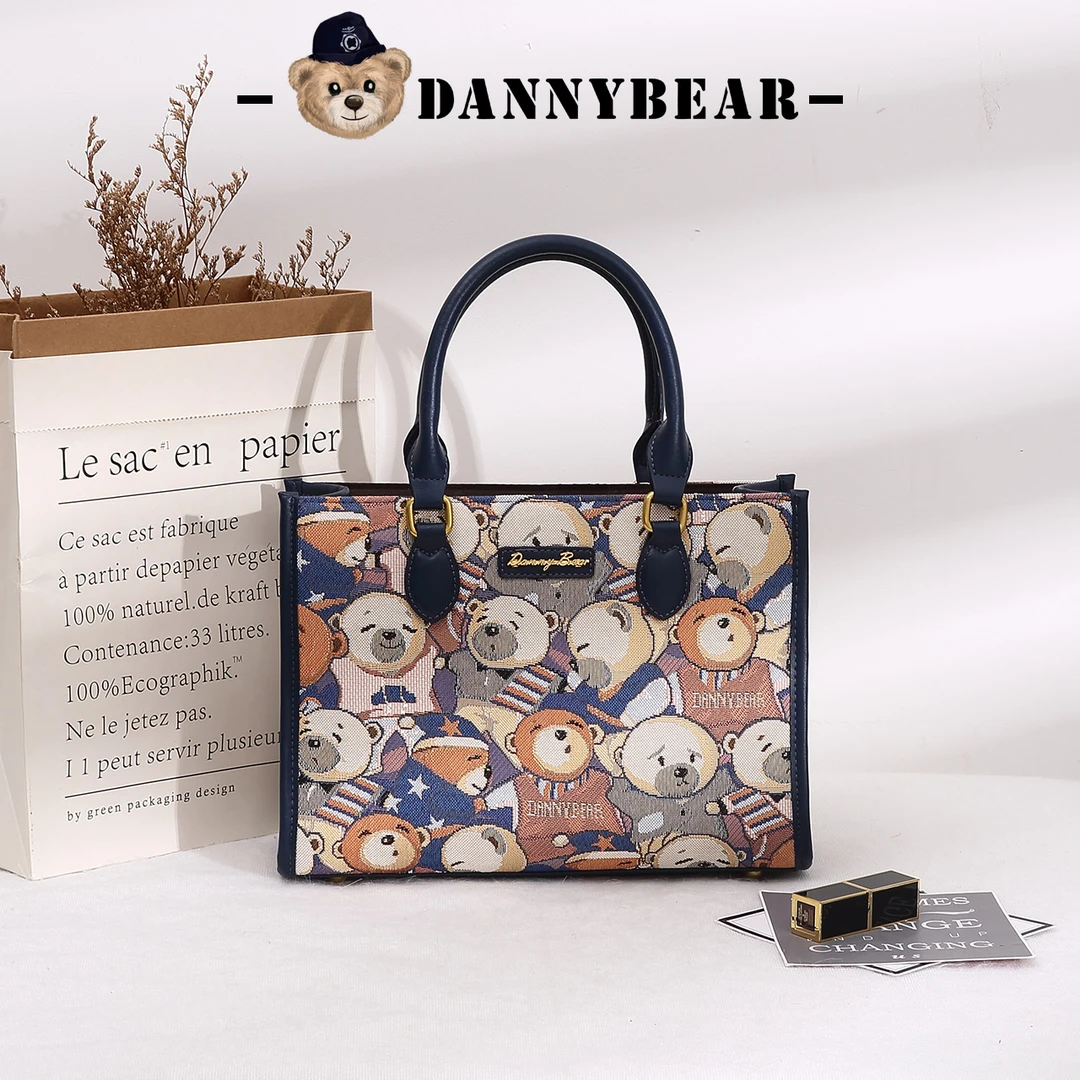 #X#丹尼熊单肩包大容量设计款百搭小众大托特包DKB3825013-249X