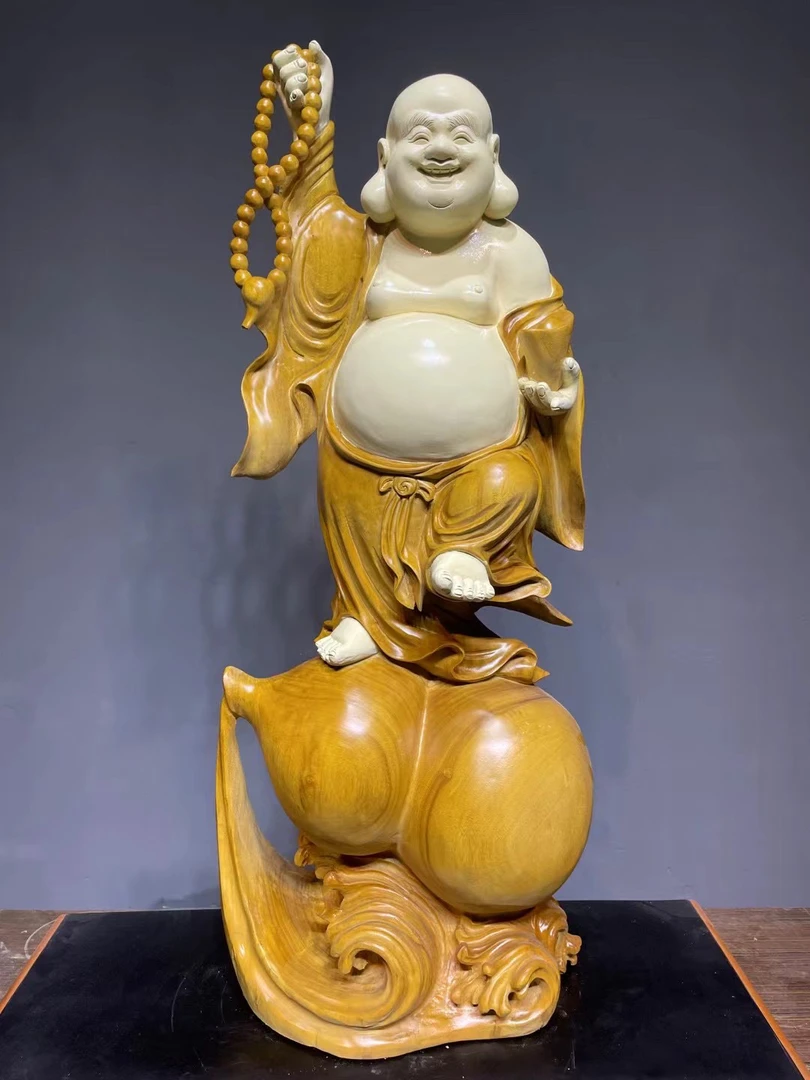 香樟木，【招财进宝】实物尺寸：33-18-82，