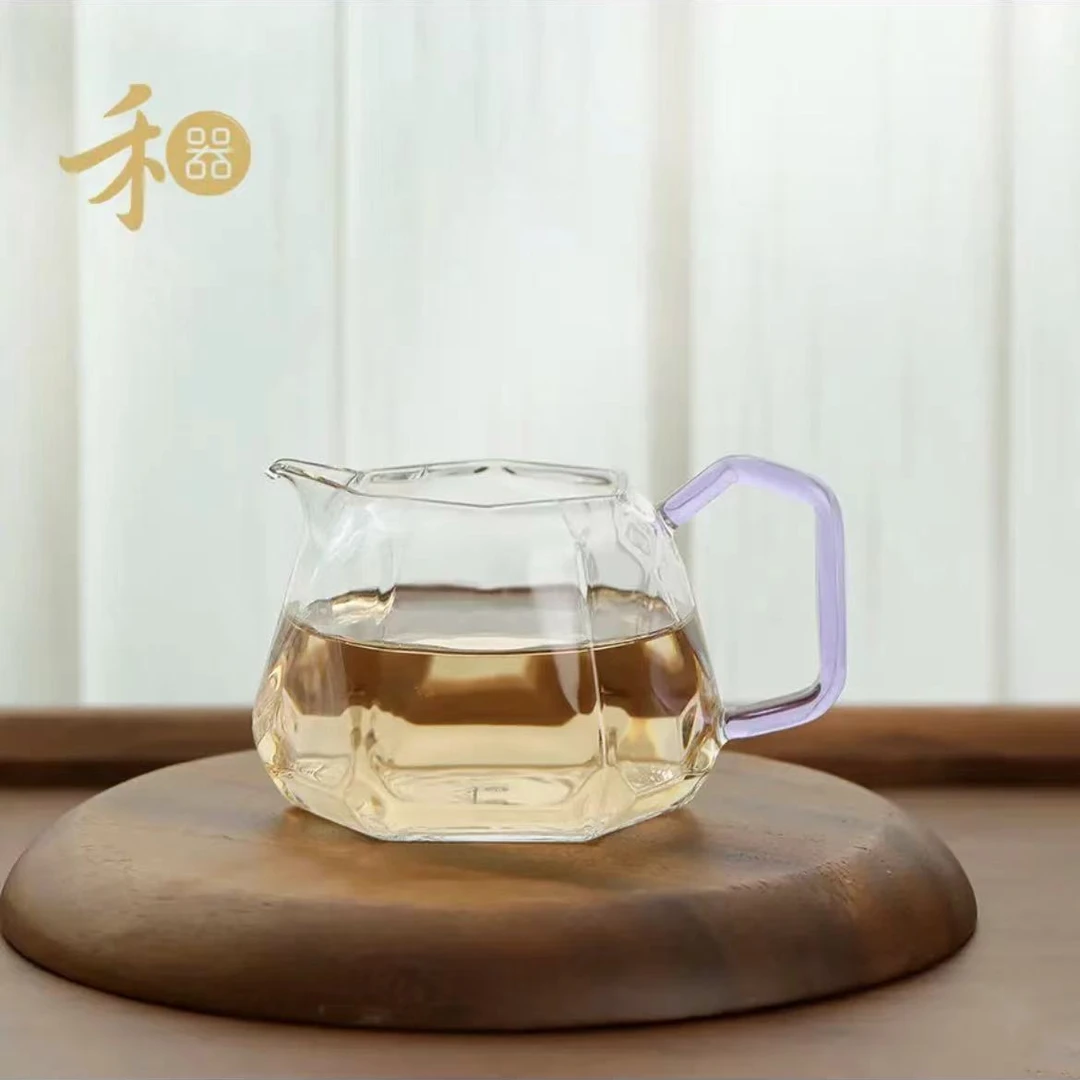 禾器晶彩·金标璀璨茶海 高硼硅 玻璃公道杯 建议容量：260ml