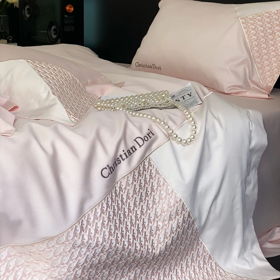 喜兹 奥斯汀 兰精天丝四件套 重工刺绣轻奢风网红潮流产品