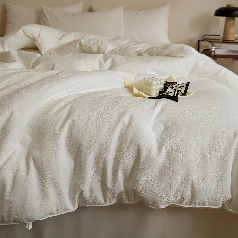 喜兹 纯棉全棉安芯丝被 春秋被冬被加厚保暖被芯棉被子四季通用