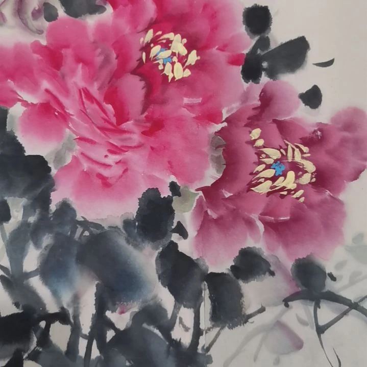 【闪购商品】绘画陈****画牡丹