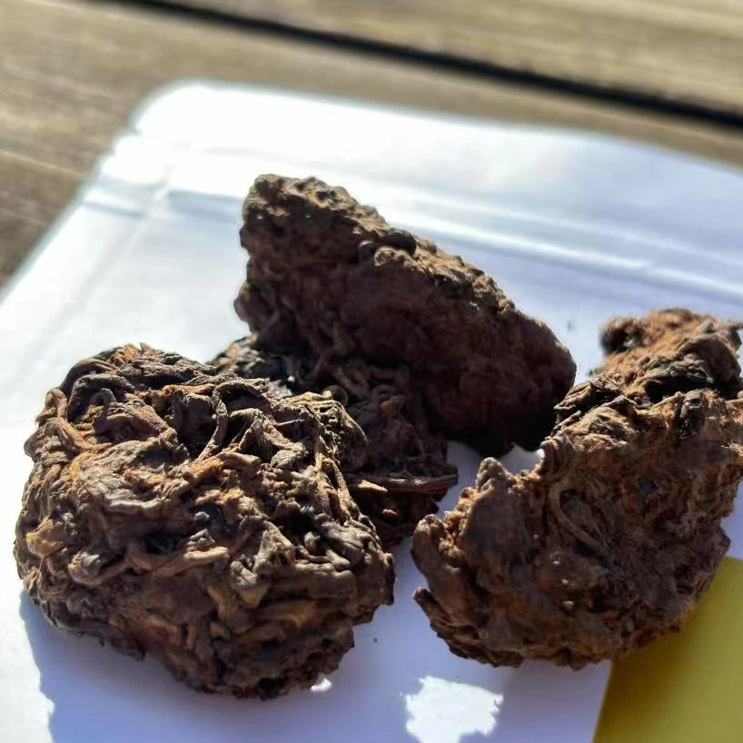 2021年云南普洱茶冰岛老茶头熟茶100克/盒