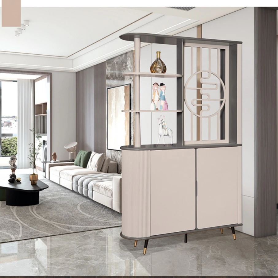 入户玄关柜鞋柜一体屏风隔断柜现代简约家用客厅酒柜进门置物柜子