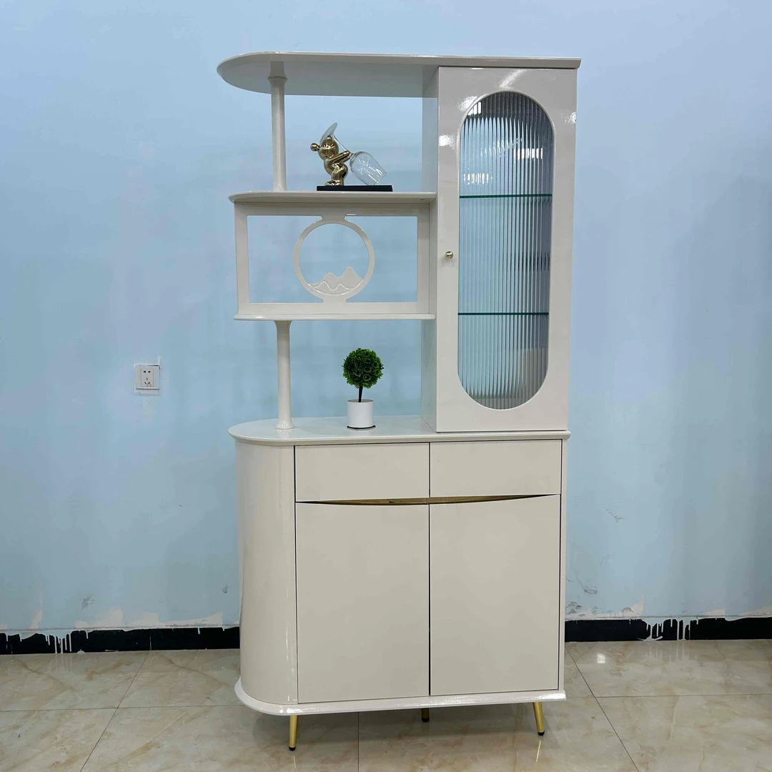 入户轻奢现代玄关柜新款隔断柜双面奶油风置物柜鞋柜一体靠墙酒柜