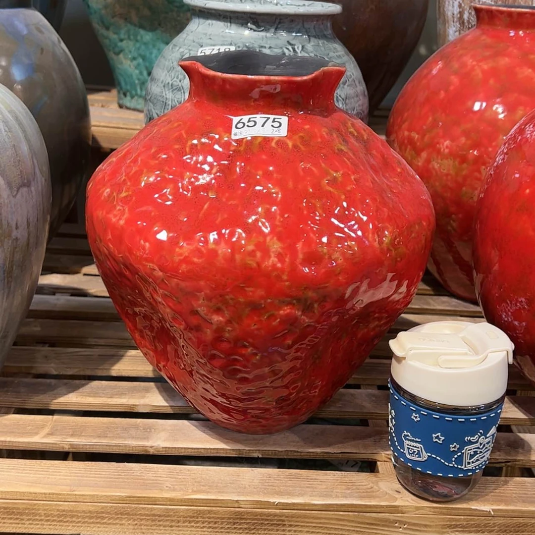 【闪购商品】陶瓷瓶6575高32口10
