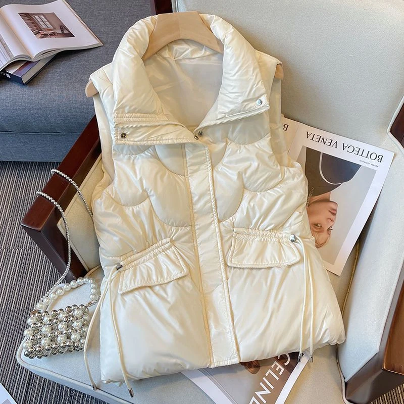 潮流减龄显瘦时尚马甲保暖爆款外套无袖加厚保暖百搭外穿短款女款