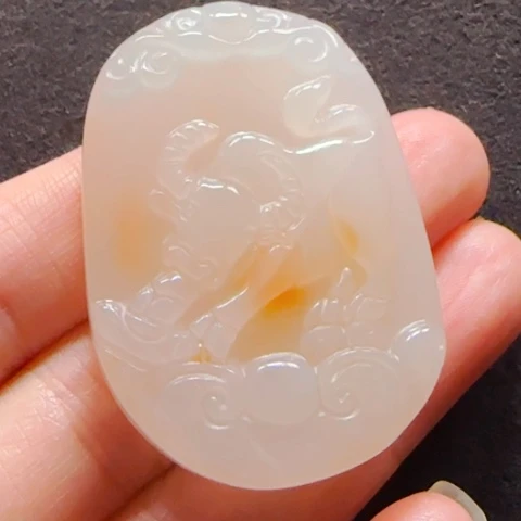 石英质玉（黄龙玉）1未镶嵌