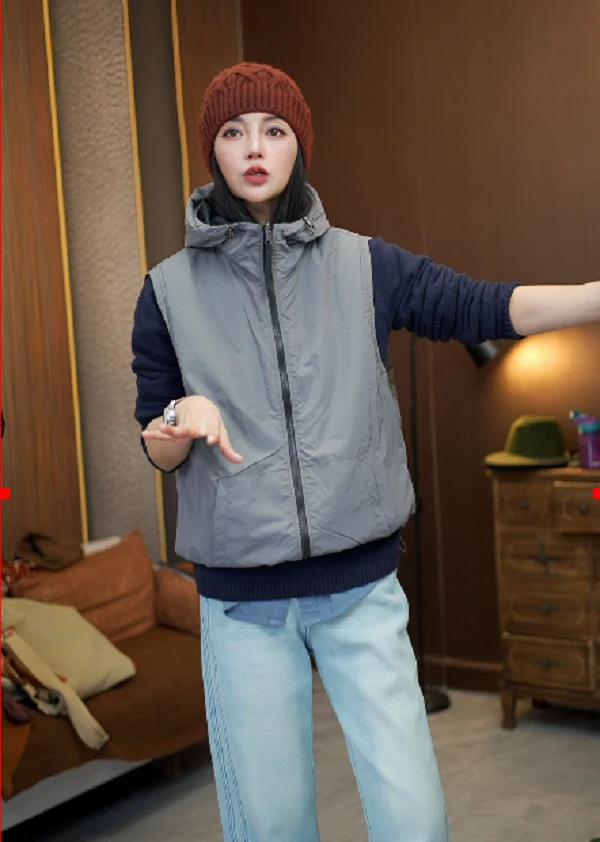 （换季福利 清）秋冬新款两面穿加棉马甲无袖马甲