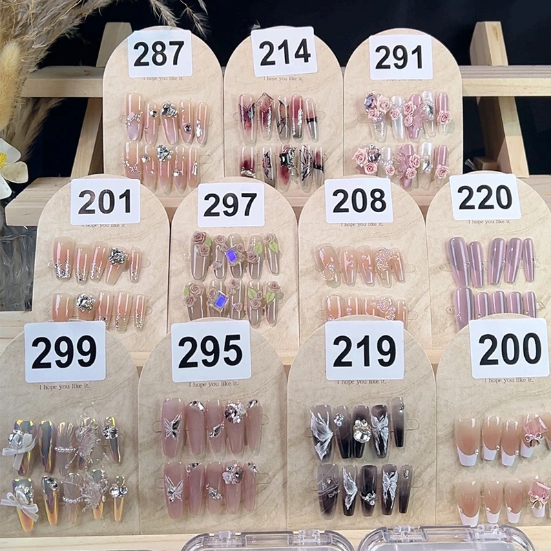【美少女专属1号】金滚滚手工穿戴甲