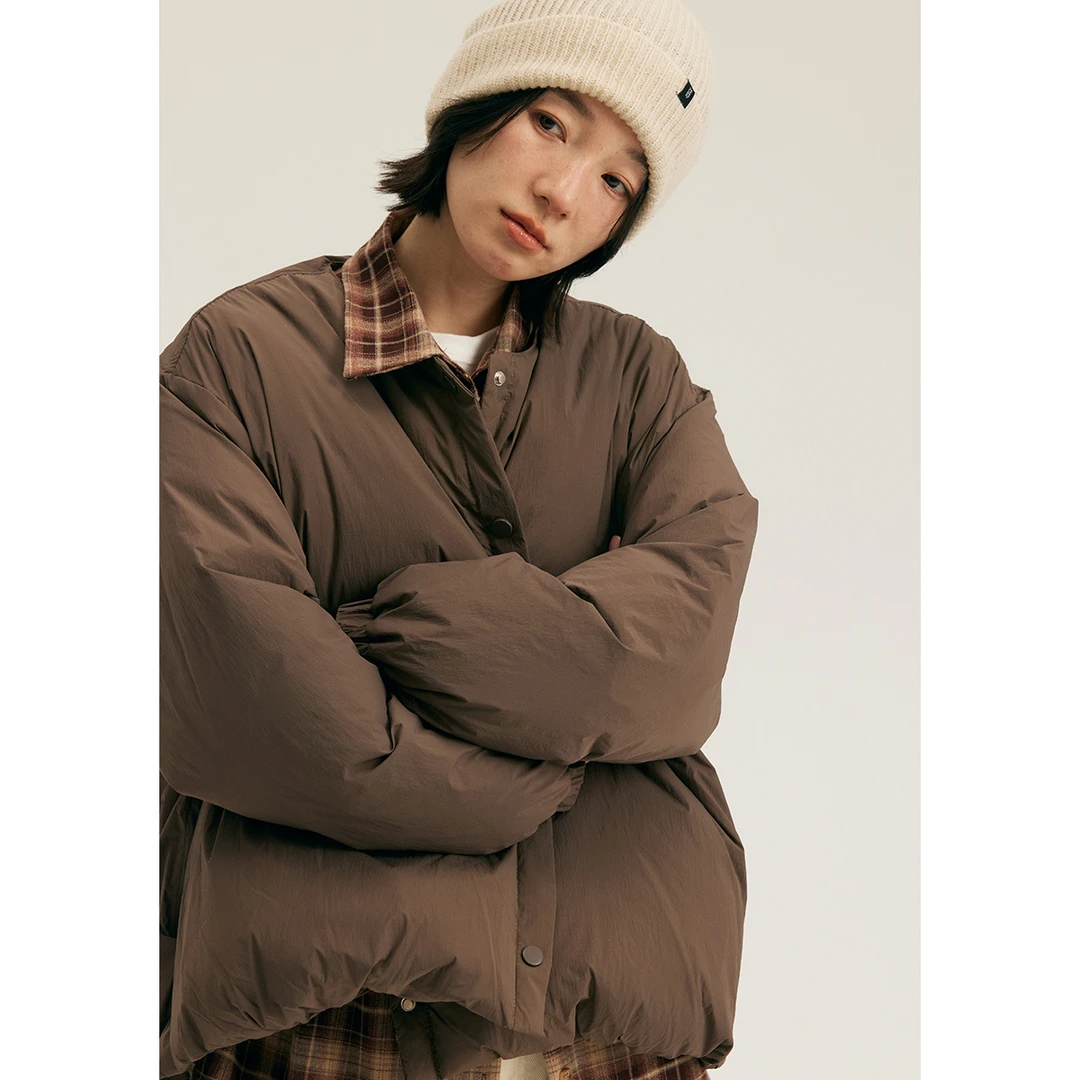 鹿与飞鸟[My Winter]百搭无性别款|中性90白鸭绒羽绒服6456