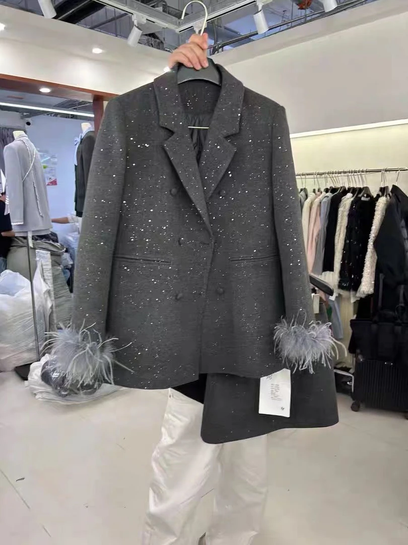 新款秋冬星光衣服外套 气质时尚