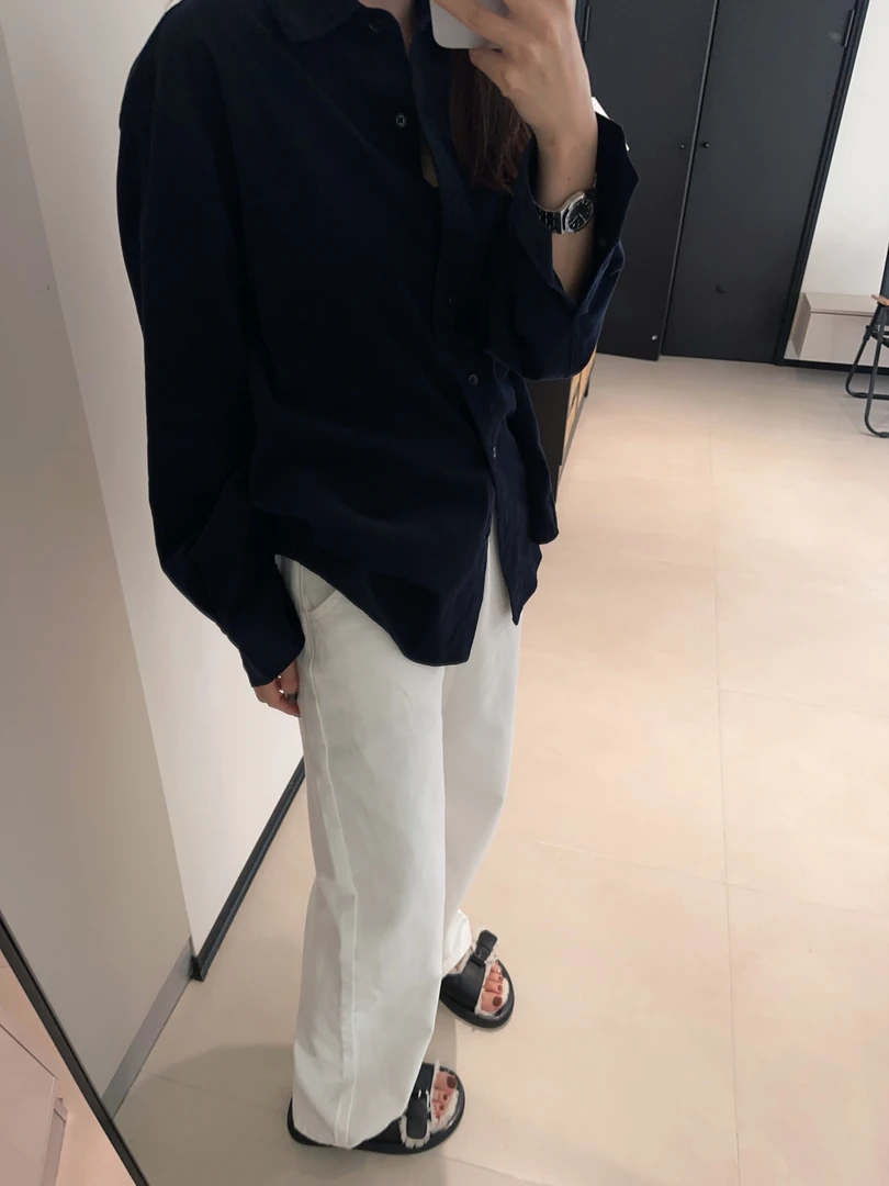 ［IAMMEIYA］-大骨架穿搭 朴洲 休闲衬衫51395