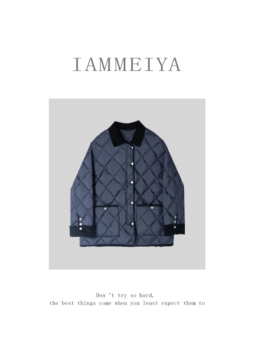 ［IAMMEIYA］-NO退换 菱格羽绒服2457（送干洗店清洗）