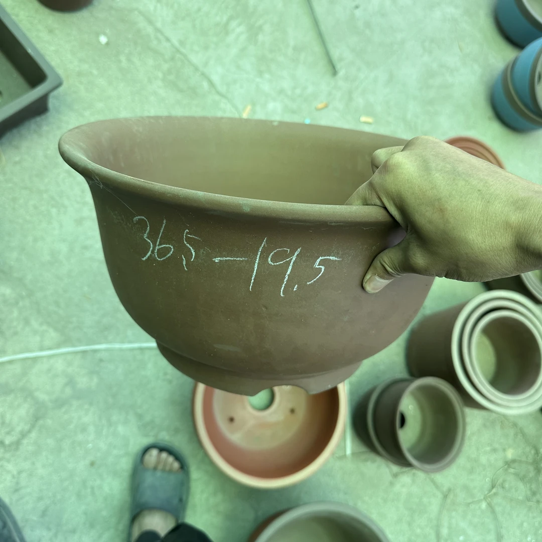 大碗盆花盆原色36.5口径
