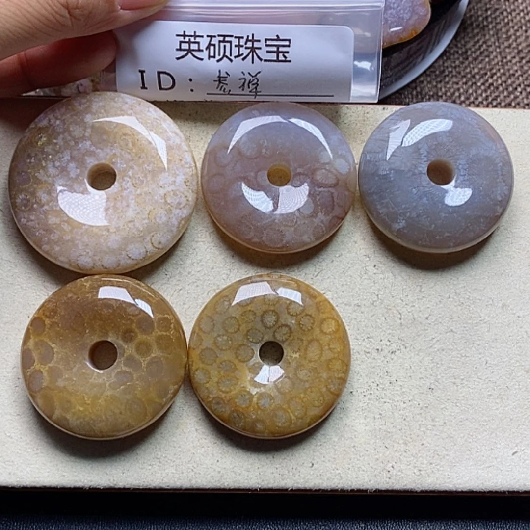 【闪购商品】硅化珊瑚（珊瑚玉）颈饰未镶嵌参****）