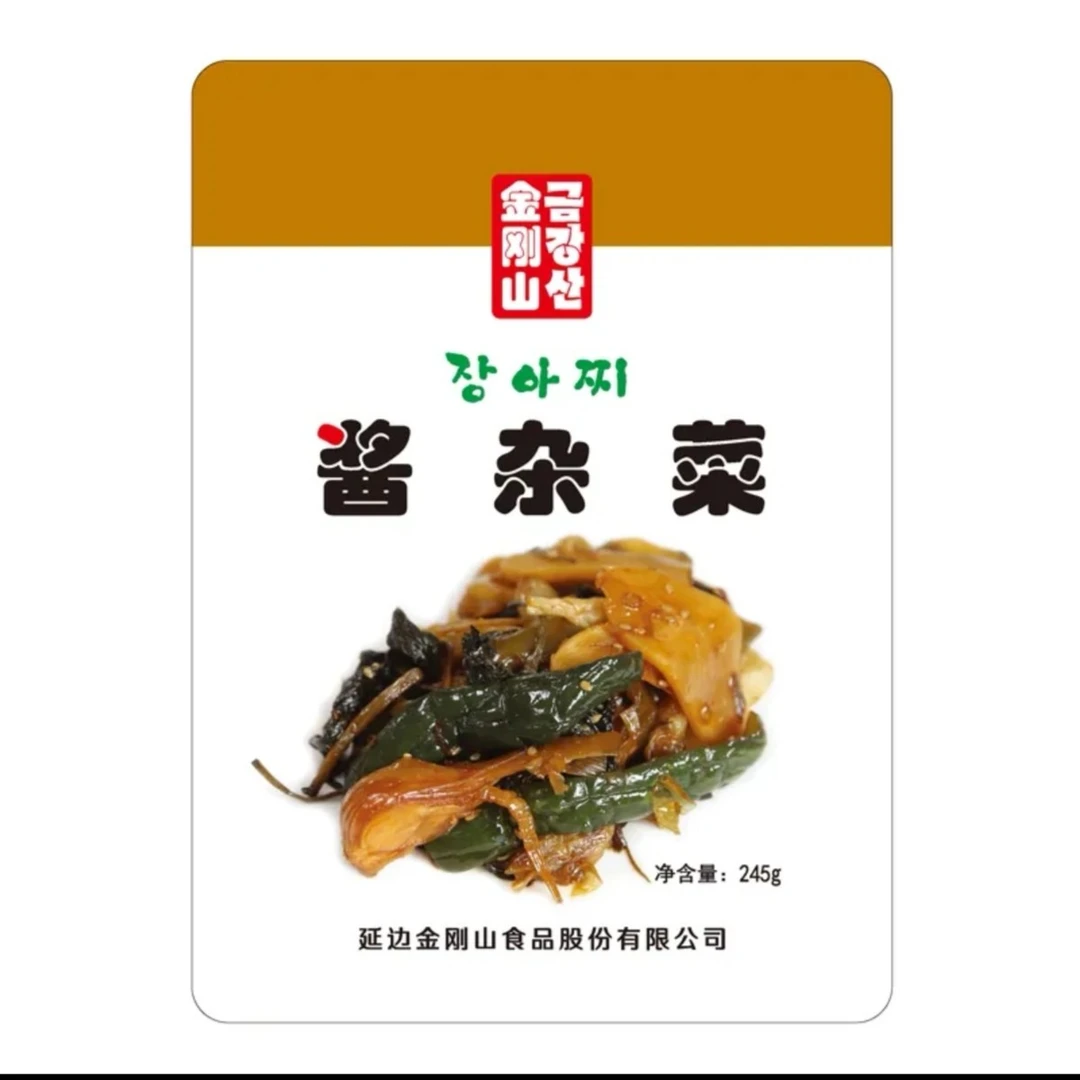 金刚山 延边特产朝鲜族 风味 酱杂菜245g*2袋营养食用