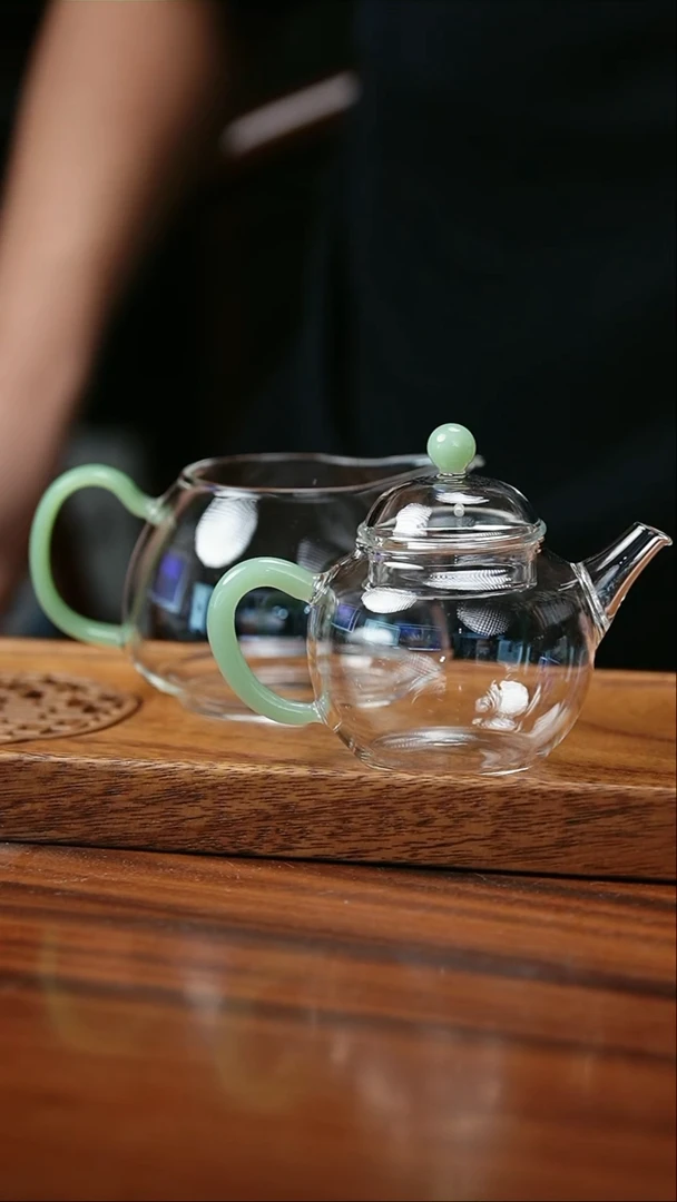 【闪购商品】品德坊禅韵泡茶壶青钰+明信唐102浅钰