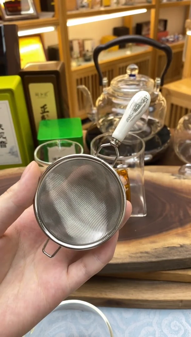 【闪购商品】·不锈钢白把茶漏