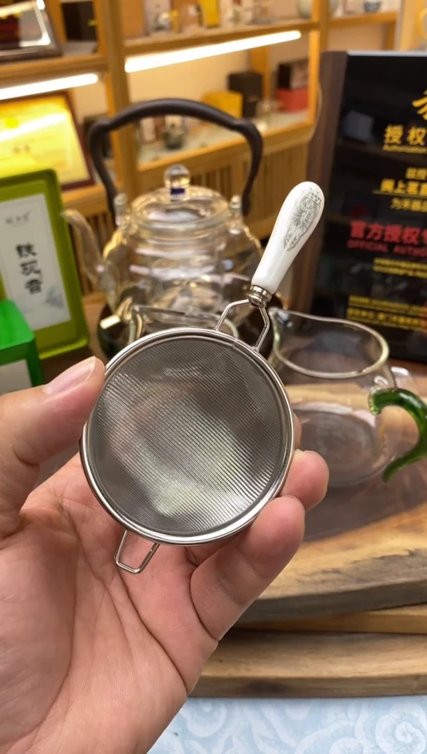 【闪购商品】·不锈钢白把茶漏