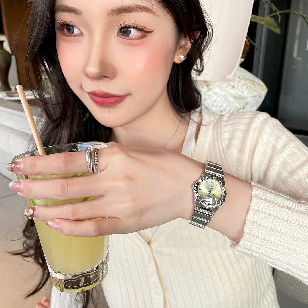 女款轻奢气质防水精致百搭小众网红腕表-718