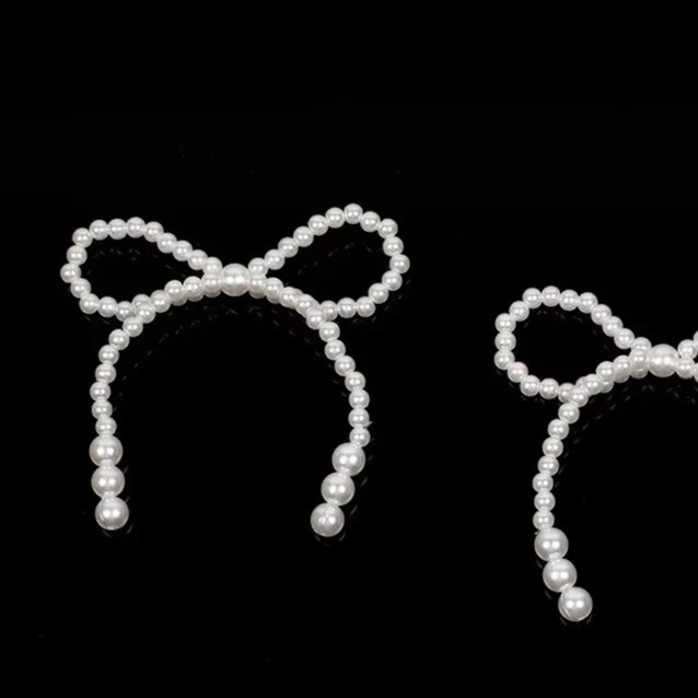 【1帮1】珍珠花束蝴蝶结10个花店花艺花束diy材料批发