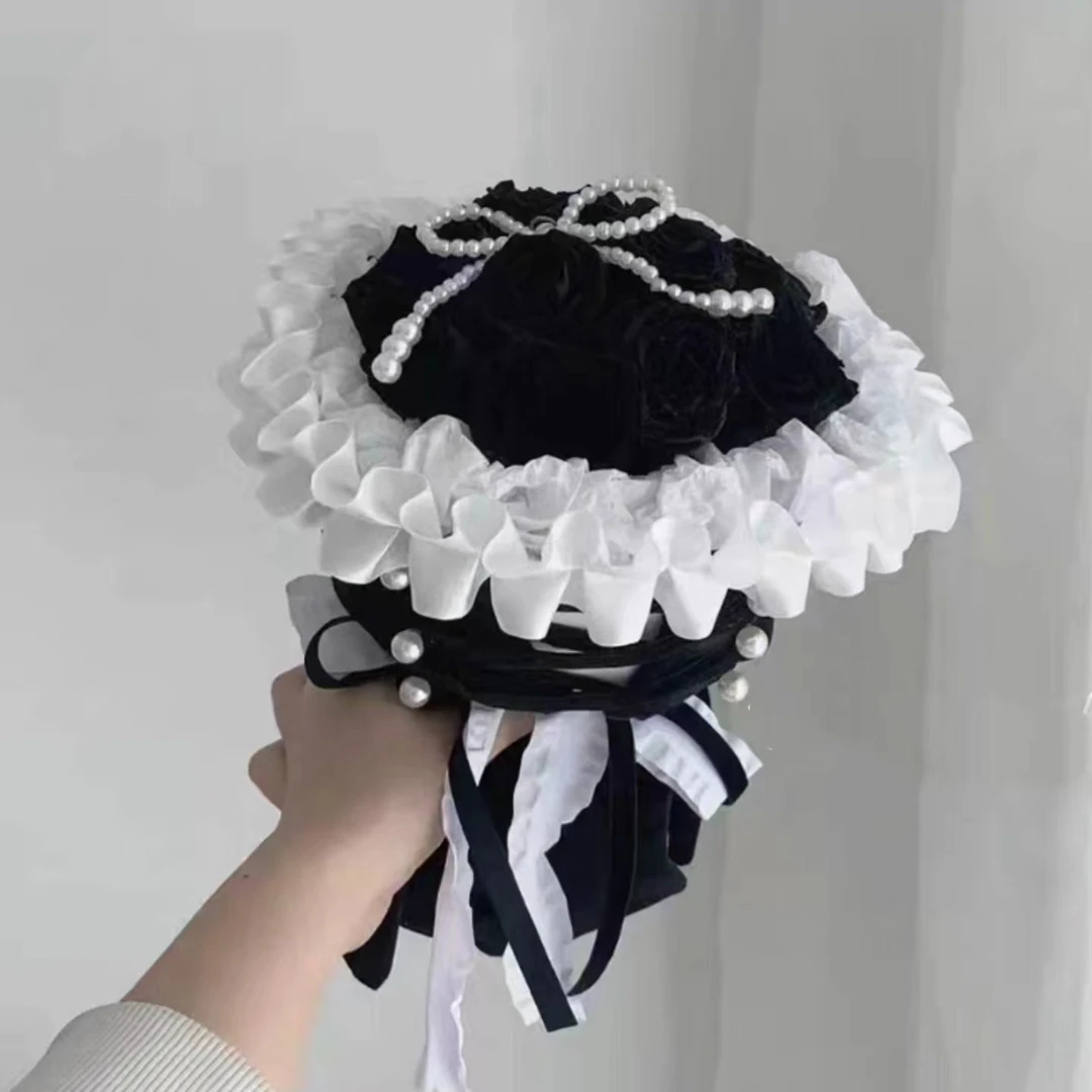 【1帮1】十条花边褶皱蛋糕裙包花荷叶边鲜花花束包装材料7cm*2m