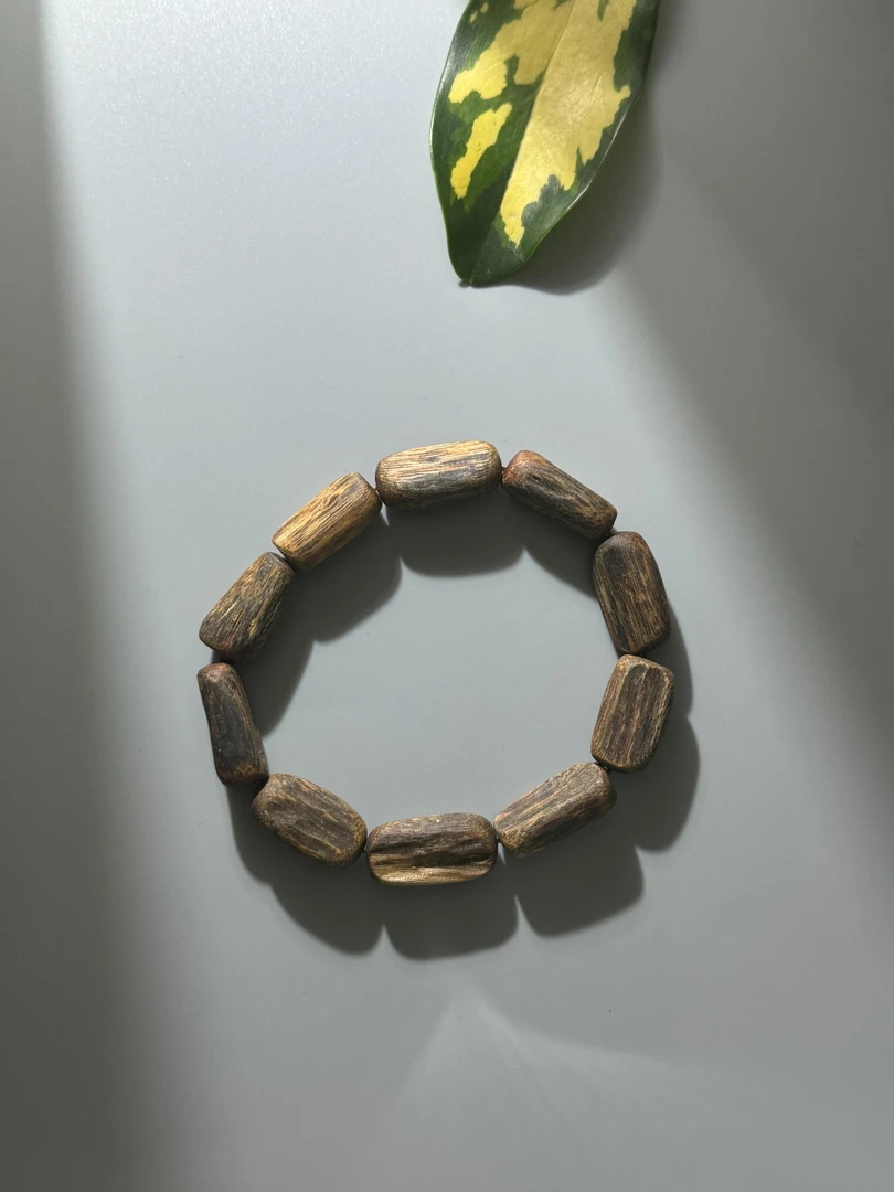 【九鹿沉香】莺歌绿棋楠沉香随行手串单圈9克左右无优化多样性发一