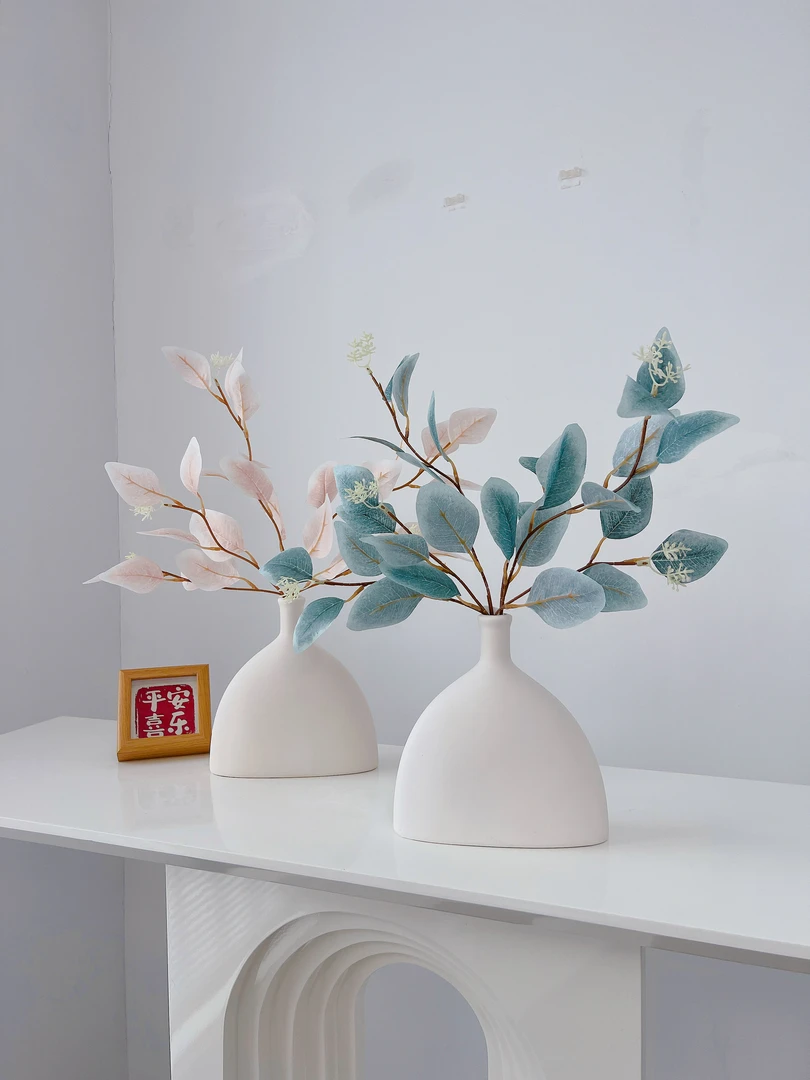 6【尤加利叶】仿真树叶北欧ins假叶子装饰摄影道具婚庆装扮桉树叶