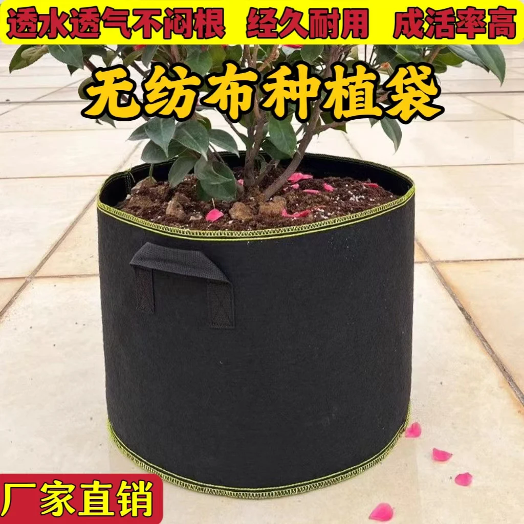加厚无纺布种植袋种阳台花盆天台种菜盆美植袋月季种菜专业箱绿萝