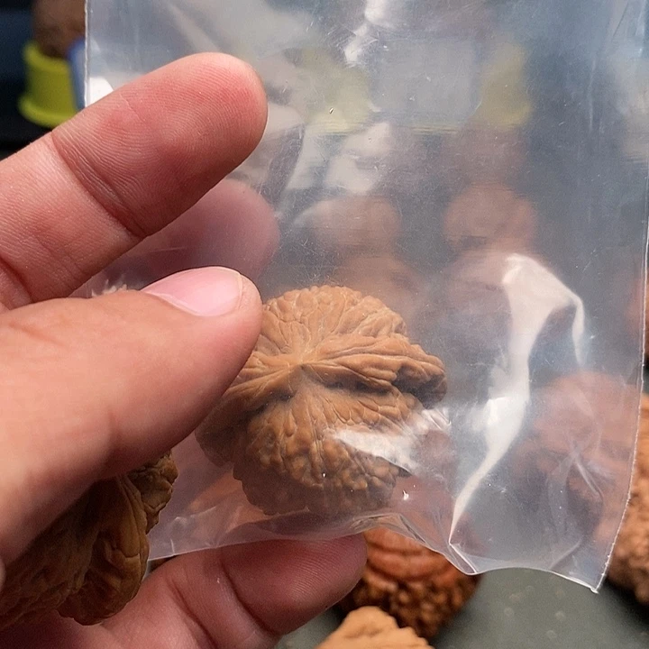 桃核把件N****㄃白狮子55688688958