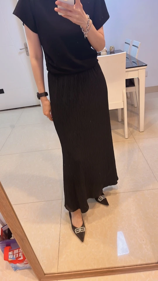 欧货高套显瘦半裙