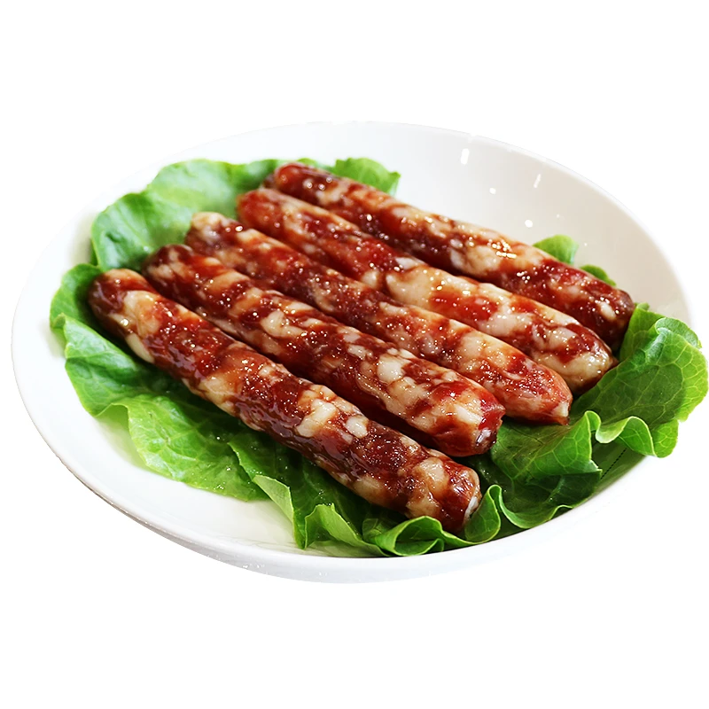 LUBAO/陆宝陆川土猪腊肠广式腊味128克广西特产纯肉香肠
