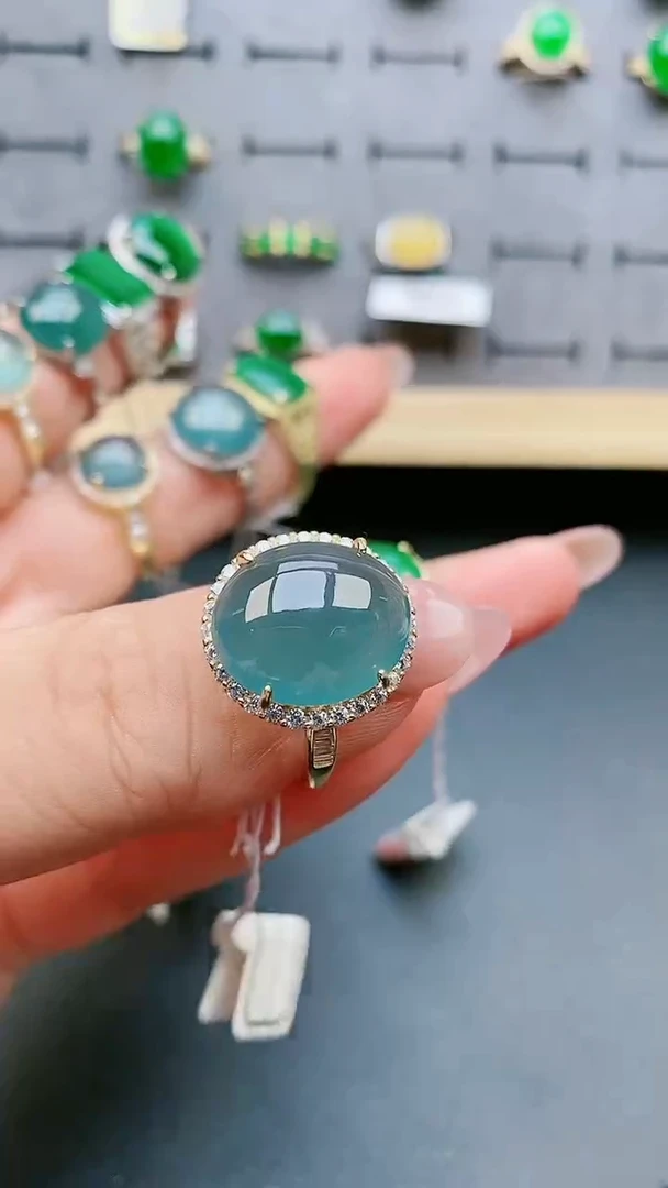 【闪购商品】翡翠戒指银S925镶嵌21321321