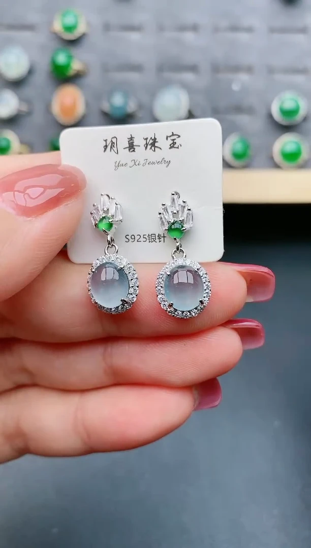 【闪购商品】翡翠戒指银S925镶嵌21321132
