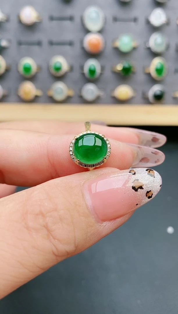 【闪购商品】翡翠戒指银S925镶嵌321321