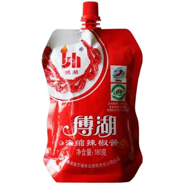 博湖浓缩辣椒酱180gx5袋包邮佐餐辣白菜调味炒菜新疆辣椒酱产地