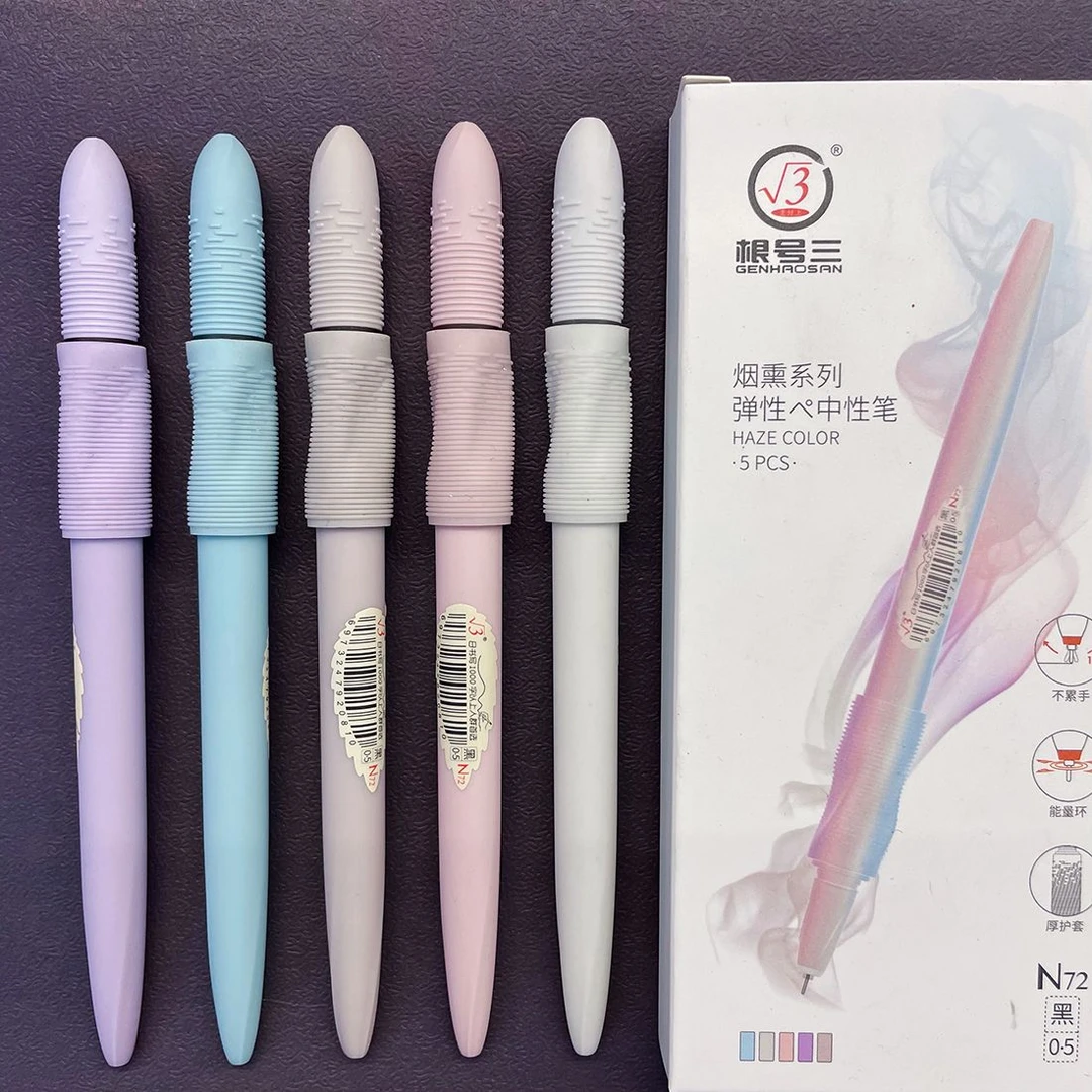 根号三中性笔N72全针管烟熏复古色0.5碳素中学生考试签字办公水笔