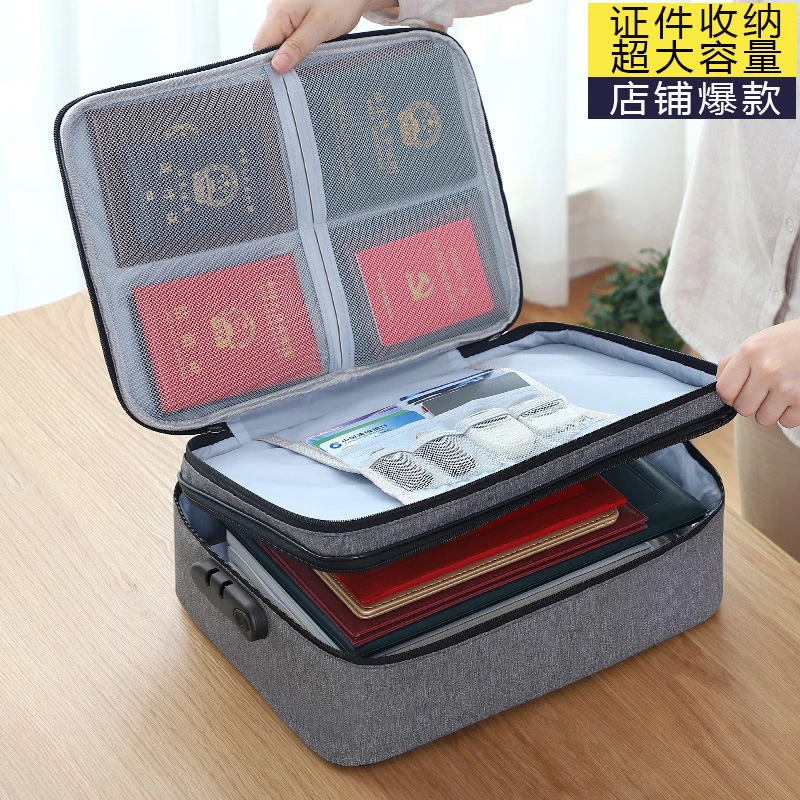 外出旅行必备文件包超便携手提多功能证件包出行收纳证件护照包