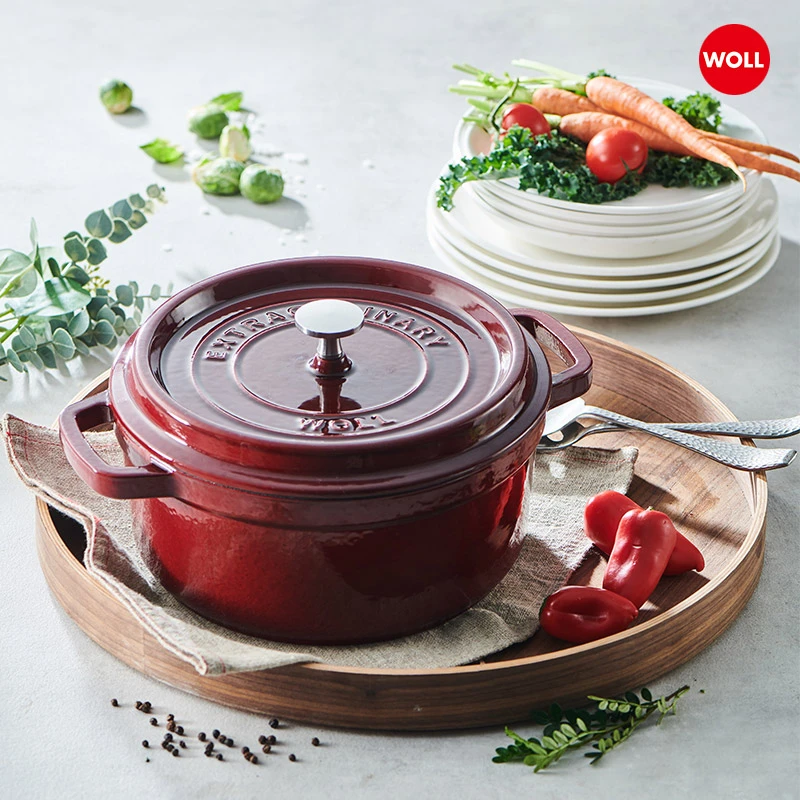 【新品】德国WOLL 珐琅铸铁锅煲汤炖肉神器 多色可选 颜值锅具加厚